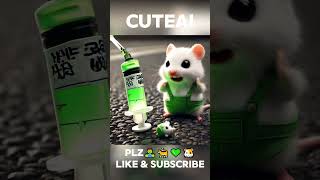 Part1Can a zombie cat and a Hamster be true friends🧟‍♂️Heres the answer🧟‍♂️🐈💚🐹 [upl. by Girard]