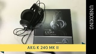 AKG K 240 MK II Professional SemiOpen Stereo Headphones [upl. by Anahpos]