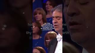 The Lords Prayer  Andrea Bocelli [upl. by Aplihs]