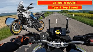 CF MOTO 800 MT  Test  Top Speed  Kravec Zvolen  Akcia  Motocykle [upl. by Eedolem]