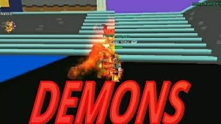 Anime Fighting Simulator Montage  DEMONS Niviro [upl. by Ellehcyt]