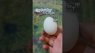 Day 110 of trying EGG PAINTING 🖌️🎨egg painting art viralvideo shorts paint trending eggart [upl. by Rutger]