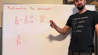 Rationalize the Denominator [upl. by Agnizn210]