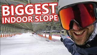 Biggest Indoor Snowboarding In Europe [upl. by Nahtannhoj]