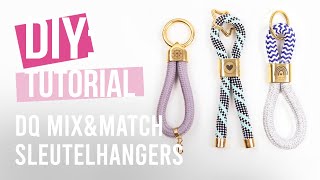 DIY tutorial  DQ sleutelhangers met maritiem koord ♡ DIY [upl. by Maximilian]