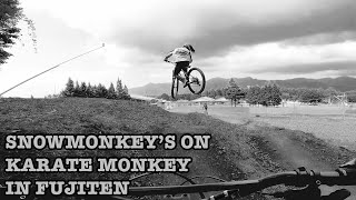 Surly Karate Monkey Snowmonkeys ride in Fujiten May 2024 [upl. by Barthelemy]