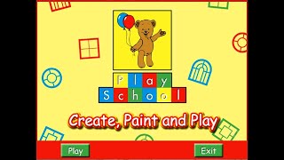 Play School Create Paint and Play 2002 PC longplay [upl. by Beckman553]