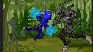 stickman vs giant golem 2 part [upl. by Thane]