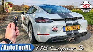 Porsche 718 Cayman S REVIEW POV Test Drive by AutoTopNL [upl. by Aicissej]