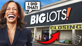 Big Lots BANKRUPT Forced to SHUTTER Stores As Retail Apocalypse Hits Iconic Brands  Kamala Economy [upl. by Anyk]