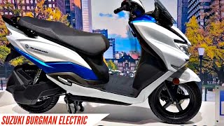 Suzuki Burgman Electric Scooter All Details  Launch  Price  Range  Speed  Features  Delivery [upl. by Nedloh851]