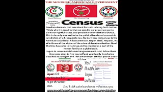 Share the Moorish American Government Census drive info [upl. by Marcia574]