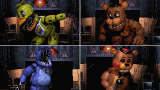 FNAF 2 Deluxe Edition  New Contents Night 6 Unlockables [upl. by Lekym]