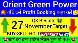 ORIENT GREEN POWER SHARE LATEST NEWS  ORIENT GREEN POWER UPDATE  ORIENT GREEN POWER TAREGT [upl. by Nirehtak]