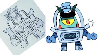 How To Draw Plankton Darryl [upl. by Adner]