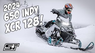 2024 Polaris 650 Indy XCR 128 Review Trail Dominance Unleashed [upl. by Kellsie259]