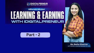 Learning amp Earning With IDIGITALPRENEUR  Platform to Earn with Studies Jobs Call  9205764769 [upl. by Ailsun]