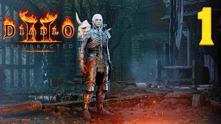 Diablo II Resurrected  Nekromanta 1 Gameplay PL Zagrajmy [upl. by Nageek484]