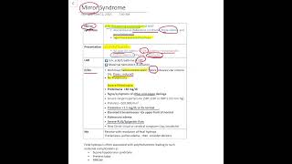 NICU in a nutshell  Mirror Syndrome Vs Preeclampsia Cloherty Neonatal Care [upl. by Eliga]