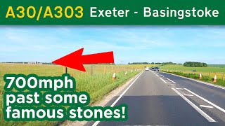 The A30 and A303 700mph past Stonehenge [upl. by Palmer]