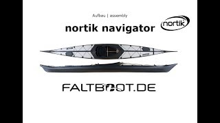 nortik navigator Faltboot Aufbau [upl. by Nitsid]