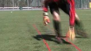 Goalkeeper Training  Agility Ladder Exercises  SeriousGoalkeepingnet [upl. by Imuyam]