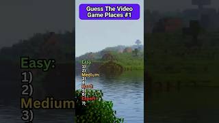 Guess The Game Places 1 gamer gaming gameshorts quiz games videogames trivia [upl. by Eba]