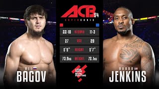 Али Багов vs Бабба Дженкинс  Ali Bagov vs Bubba Jenkins  ACB 54  Supersonic [upl. by Natiha328]