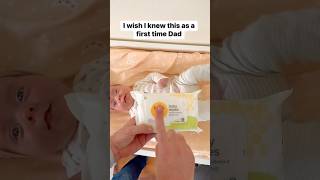 Helps prevent wipes from sticking together dad baby infant parenting [upl. by Ahtekahs]