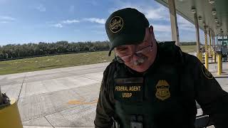 Free to Go UTurn US Border Patrol Immigration Checkpoint Falfurrias Texas 9 Mar 24 GX040056 [upl. by Atenek]