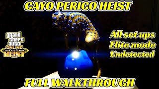 FULL WALKTHROUGH Cayo Perico Heist Solo 2024  GTA ONLINE [upl. by Inalawi]