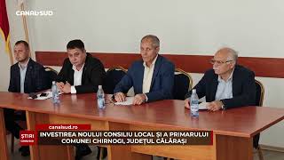 CANAL SUD  INVESTIREA NOULUI CONSILIU LOCAL ȘI A PRIMARULUI COMUNEI CHIRNOGI JUDEȚUL CĂLĂRAȘI [upl. by Nylrehs]