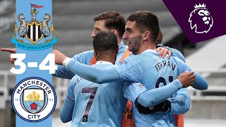 HIGHLIGHTS  NEWCASTLE 34 MAN CITY  PREMIER LEAGUE [upl. by Laekim]