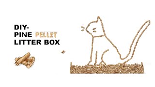 22  DIY 3 PINE LITTER BOX [upl. by Doe]