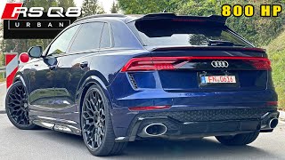 800HP AUDI RSQ8 Urban LCE  REVIEW on AUTOBAHN [upl. by Odraner]