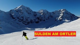 Legendäre Schöntauf Talabfahrt Sulden am Ortler Dezember 2019 MadritschVinschgau Südtirol [upl. by Kynthia]