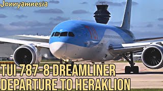 TUI 7878 Dreamliner Departure To Heraklion 3924 [upl. by Alveta142]