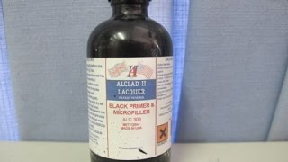 model kit workshop 115 Alclad II Microfiller Gloss Black Primer [upl. by Centeno]