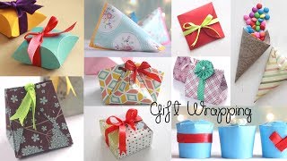 10 Fantastic Gift Wrap Ideas  Paper Crafts  Compilation [upl. by Zadoc]