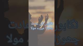 gunahon ki aadat chura mere maulashortislamicislamicshort naat ytshort [upl. by Ayotl318]