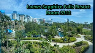 ROOM 3312 Loews Sapphire Falls Resort at Universal Orlando [upl. by Eissirc914]