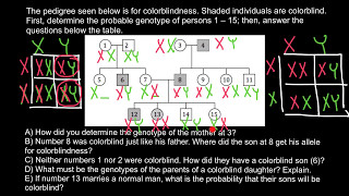 How to analyze and solve pedigree problems fast and easy 3 [upl. by Treblih782]