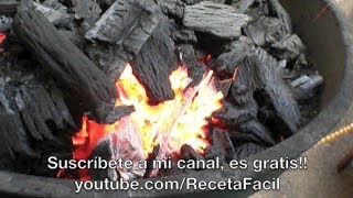 COMO PRENDER CARBON  RECETA FACIL [upl. by Idok512]