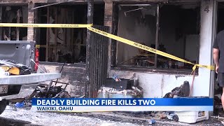 Deadly Waikiki fire still under investigation [upl. by Assereht]