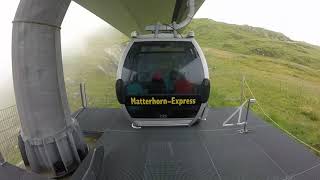 Switzerland  Gondola  Zermatt to Klein Matterhorn [upl. by Bush]