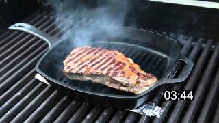 How to Grill a Ribeye Steak on Cast Iron [upl. by Loise]