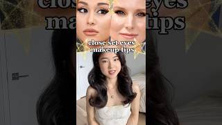 Close set eyes makeup tips 👀✨ styletips makeuptips makeupadvice makeup tutorial eyemakeup [upl. by Sisenej]