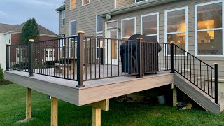 Trex Composite Deck Installation  Start to Finish [upl. by Helbonia]