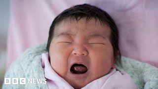 Chinas population falls for first time since 1961  BBC News [upl. by Duile]