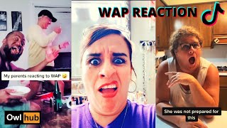 WAP reaction parents  Cardi b feat Megan Thee Stallion  WAP  Funny Tik Tok Compilation 4 [upl. by Eisset]